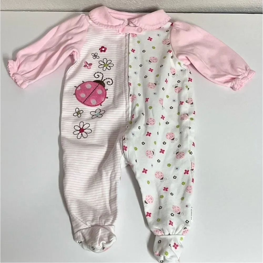 Girls Bundle  3 Bodysuits Size NB, 0-3m EUC